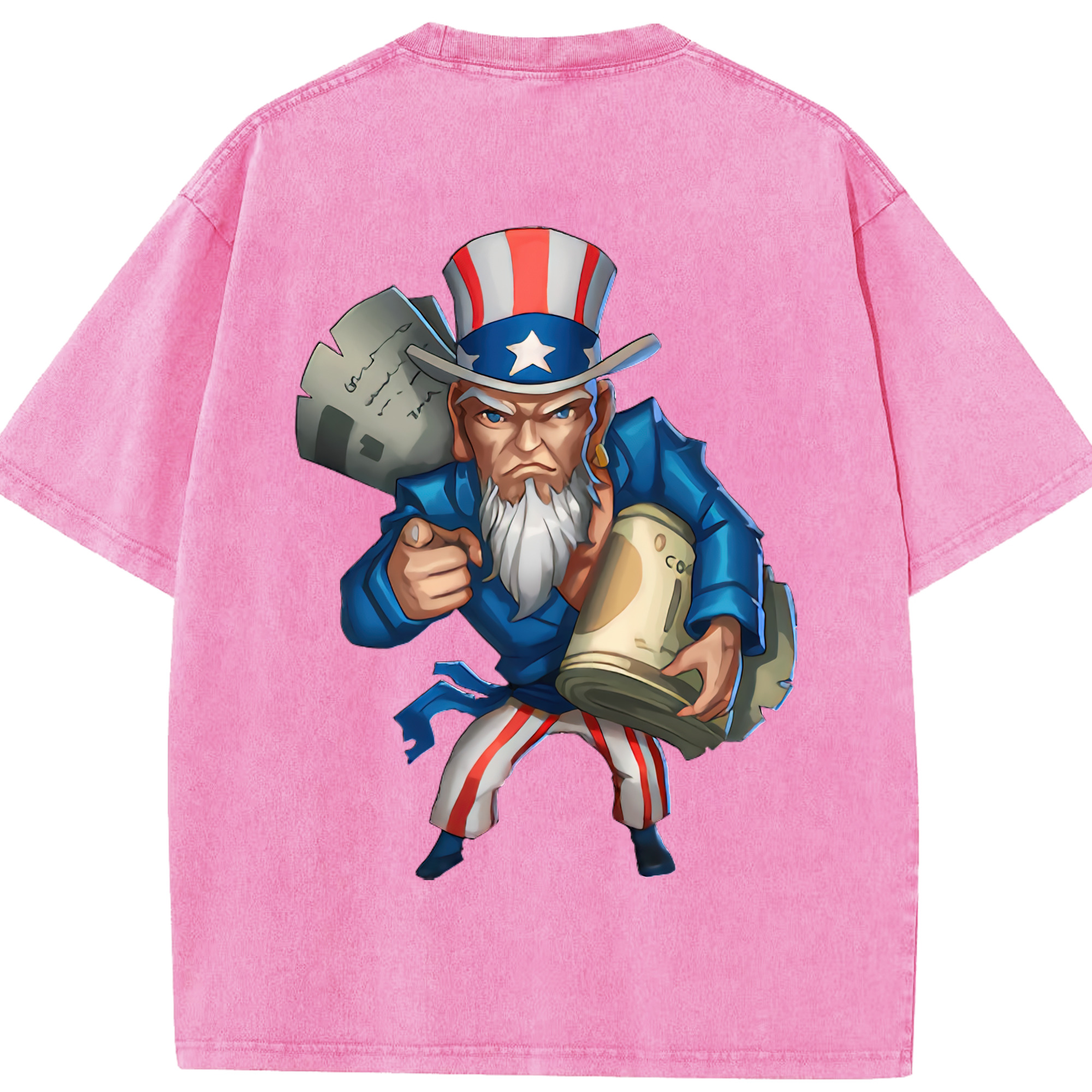 リーグ・オブ・レジェンド League of Legends LOL 綿100% ヴィンテージ風 半袖Tシャツ（背面プリント）